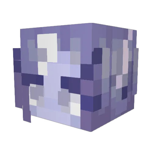 sea_sprite Minecraft avatar head, 3D render