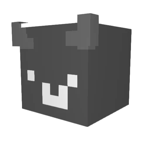 seaaaaaa Minecraft avatar head, 3D render