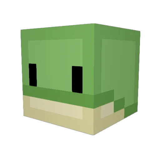 seabananas Minecraft avatar head, 3D render