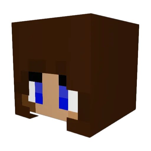 seadawn Minecraft avatar head, 3D render