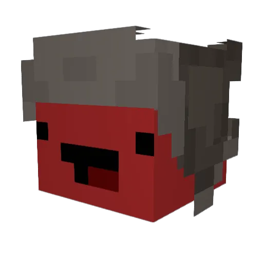 seadoy Minecraft avatar head, 3D render