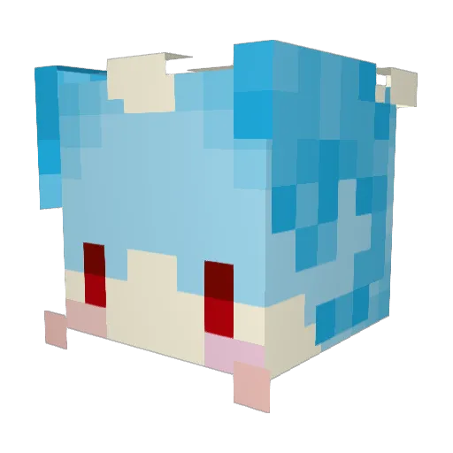 seadust87 Minecraft avatar head, 3D render