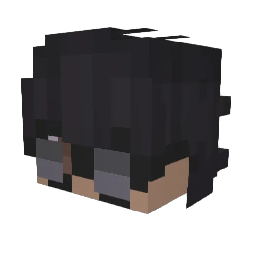 seafare Minecraft avatar head, 3D render