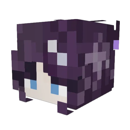 seagosf Minecraft avatar head, 3D render
