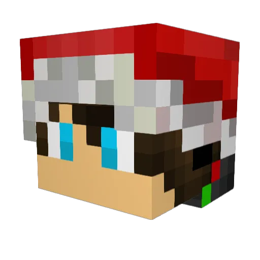 seahawks09 Minecraft avatar head, 3D render