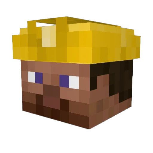 seahercules Minecraft avatar head, 3D render