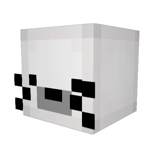 seal95 Minecraft avatar head, 3D render