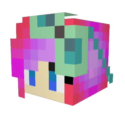 sealopsa Minecraft avatar head, 3D render