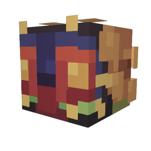 seamedranger Minecraft avatar head, 3D render