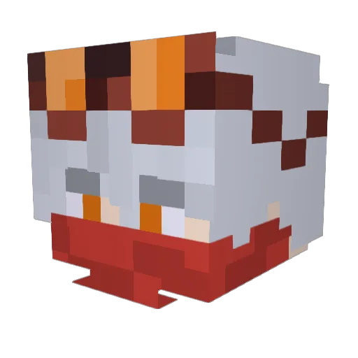 sean128 Minecraft avatar head, 3D render