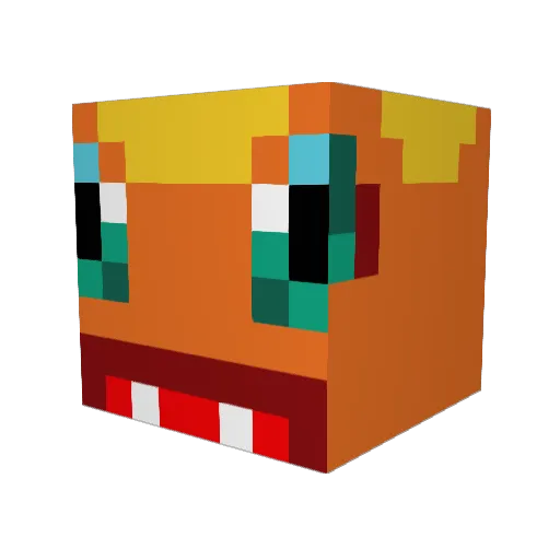 sean339 Minecraft avatar head, 3D render