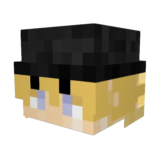 sean_743 Minecraft avatar head, 3D render
