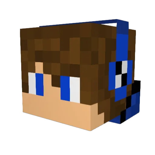 seanbro Minecraft avatar head, 3D render