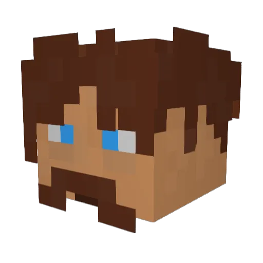 seang1811 Minecraft avatar head, 3D render