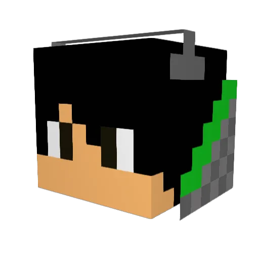 seannugent85 Minecraft avatar head, 3D render