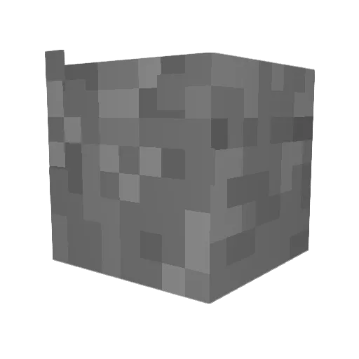 seanswat Minecraft avatar head, 3D render