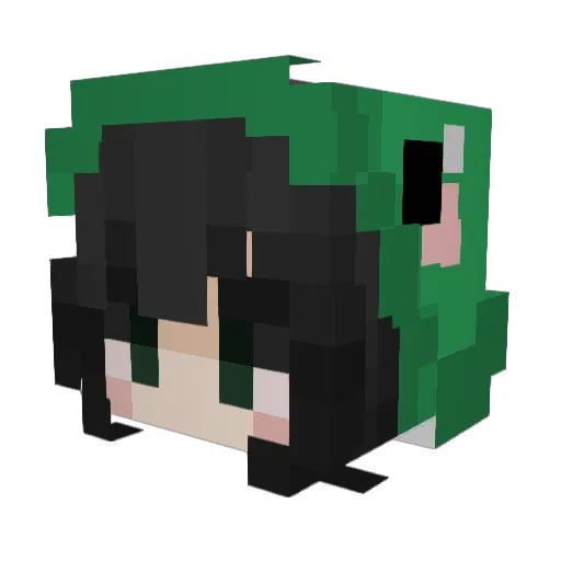 seantphan Minecraft avatar head, 3D render