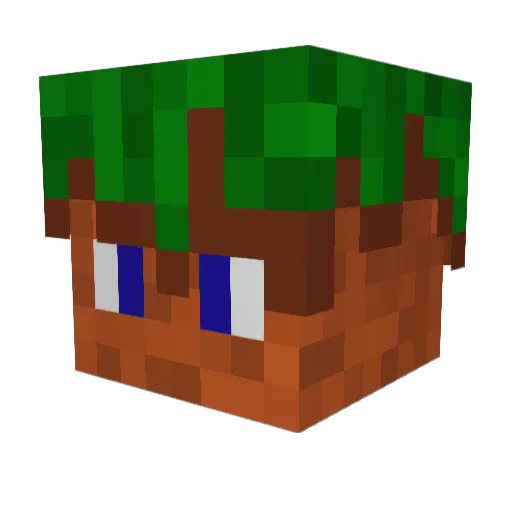 seanypog Minecraft avatar head, 3D render