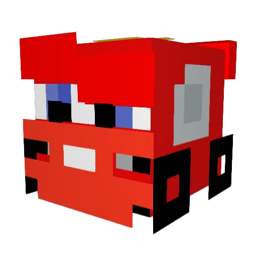 seanzupenny Minecraft avatar head, 3D render