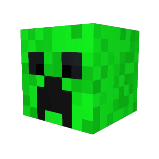 searcandy Minecraft avatar head, 3D render