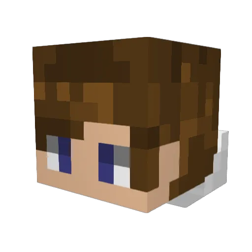 seatb4lt Minecraft avatar head, 3D render