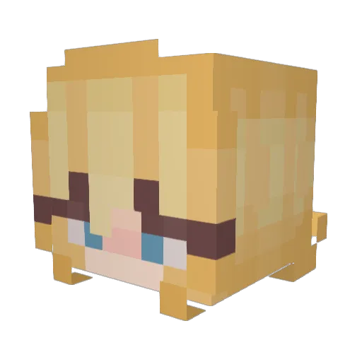 seaurchin137 Minecraft avatar head, 3D render