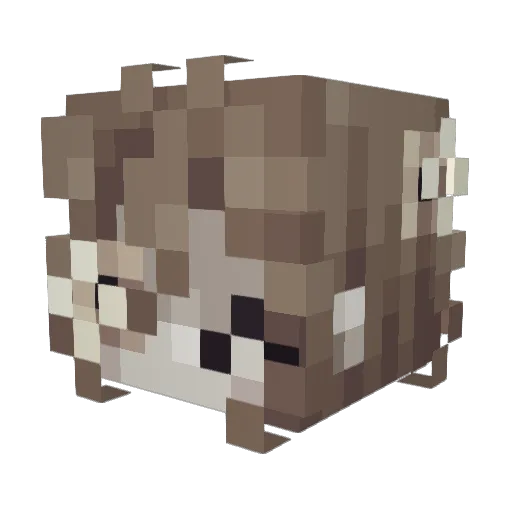 seavomit Minecraft avatar head, 3D render