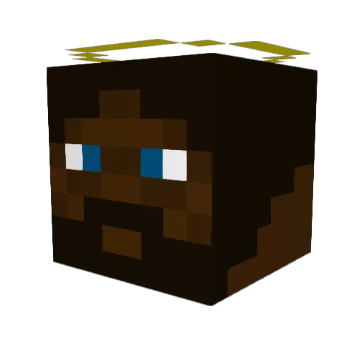 seaweedii Minecraft avatar head, 3D render