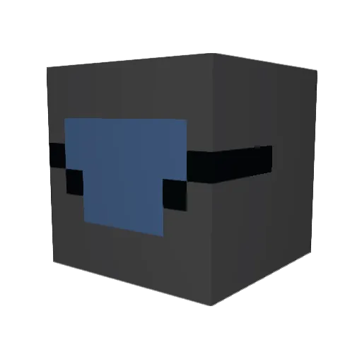 seb0110 Minecraft avatar head, 3D render