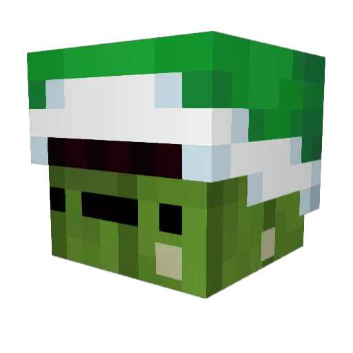 seb48ba Minecraft avatar head, 3D render