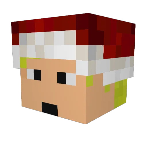 seb63270 Minecraft avatar head, 3D render