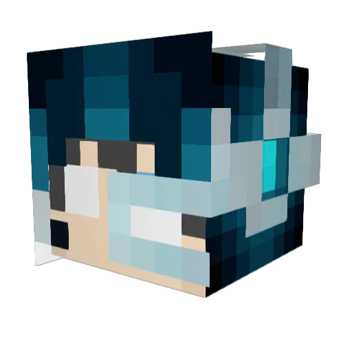 seb660 Minecraft avatar head, 3D render
