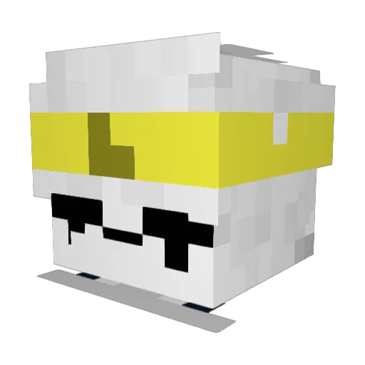 seb7977 Minecraft avatar head, 3D render