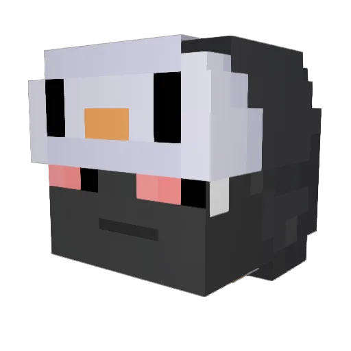 seb814 Minecraft avatar head, 3D render