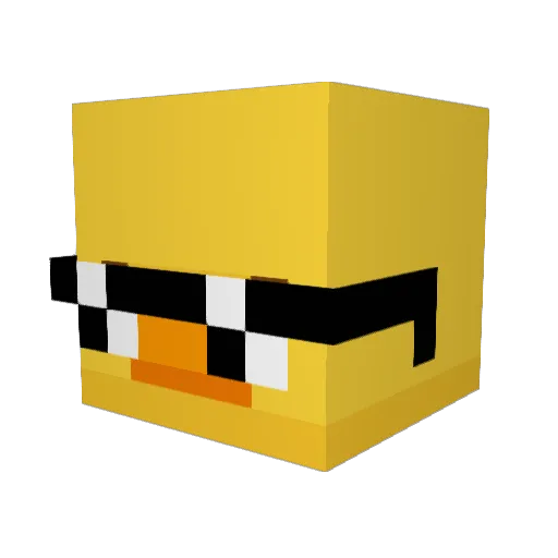 seb_8747 Minecraft avatar head, 3D render