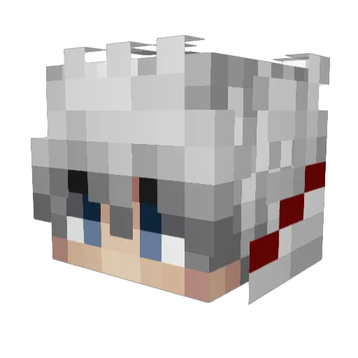 seba512 Minecraft avatar head, 3D render