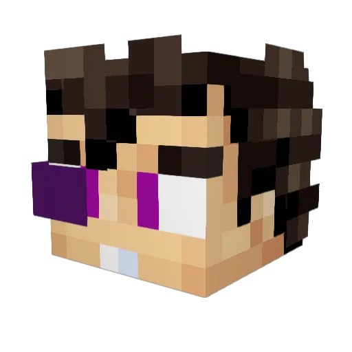 sebalewin Minecraft avatar head, 3D render