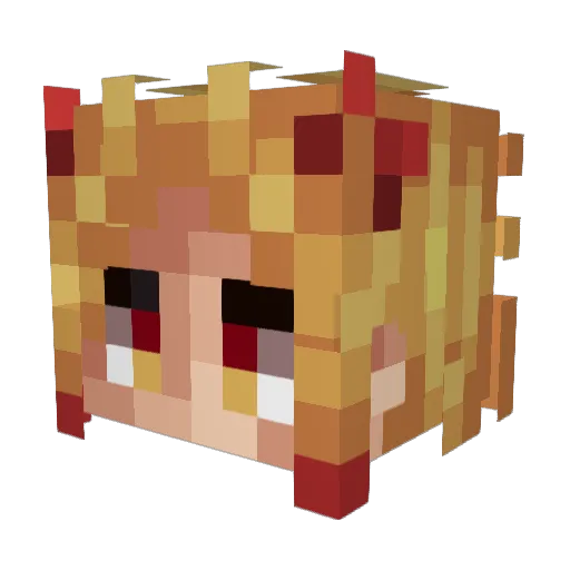 sebam1234 Minecraft avatar head, 3D render