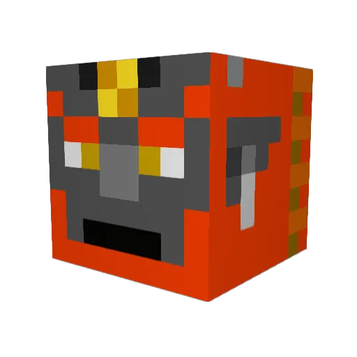 seban74 Minecraft avatar head, 3D render