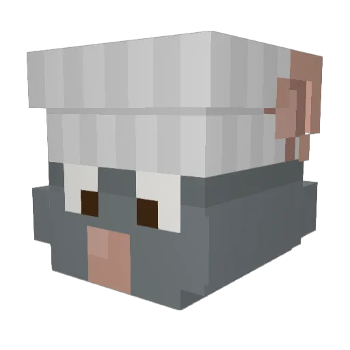 sebank0 Minecraft avatar head, 3D render