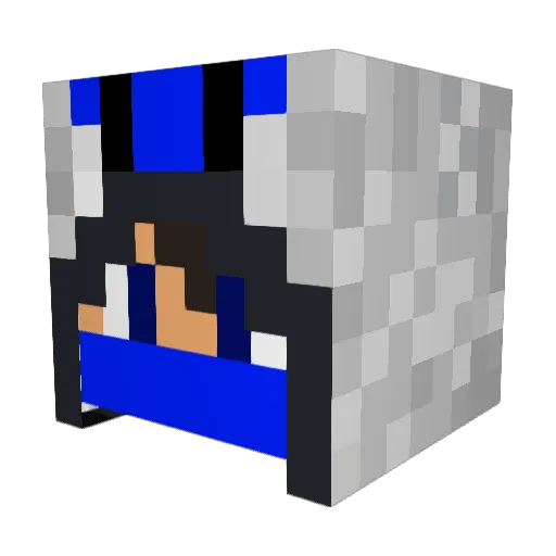 sebarock100 Minecraft avatar head, 3D render