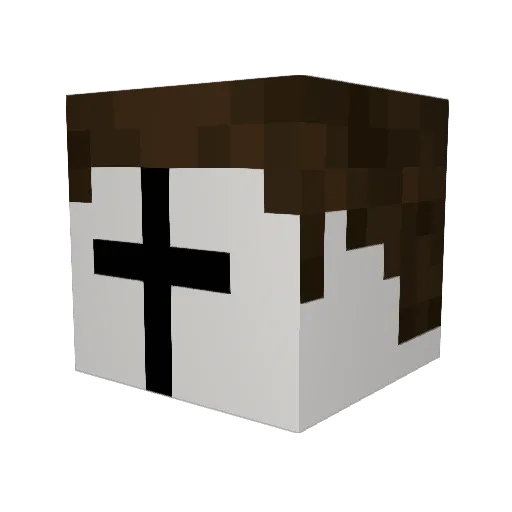 sebasrabocse Minecraft avatar head, 3D render