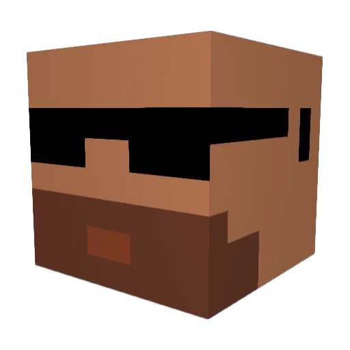 sebastian1402 Minecraft avatar head, 3D render