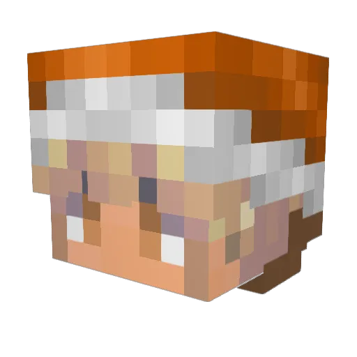 sebastian_20100 Minecraft avatar head, 3D render