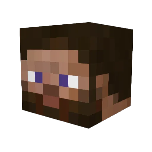 sebastian_e Minecraft avatar head, 3D render