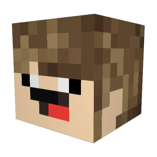 sebastiandelgado Minecraft avatar head, 3D render