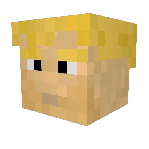 sebastiandlc14 Minecraft avatar head, 3D render