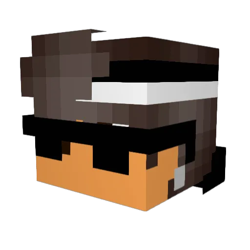 sebastianotave Minecraft avatar head, 3D render