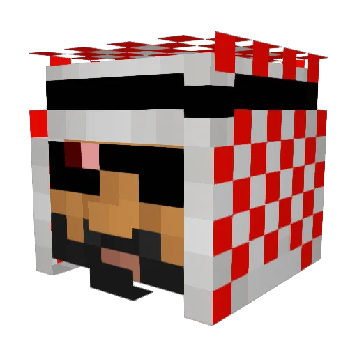 sebastianse148 Minecraft avatar head, 3D render