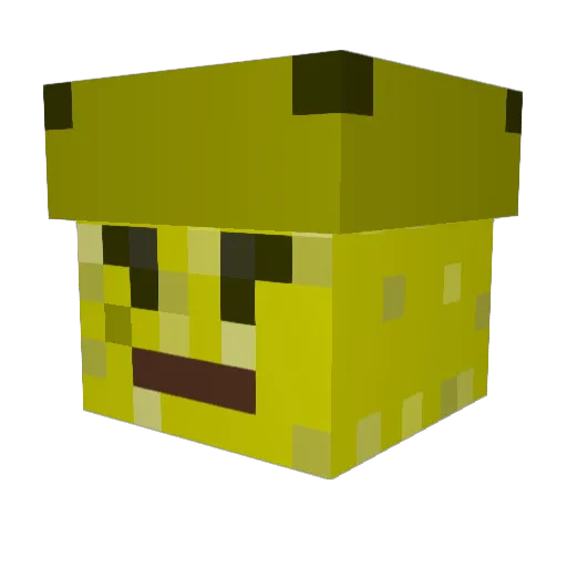 sebastoo Minecraft avatar head, 3D render